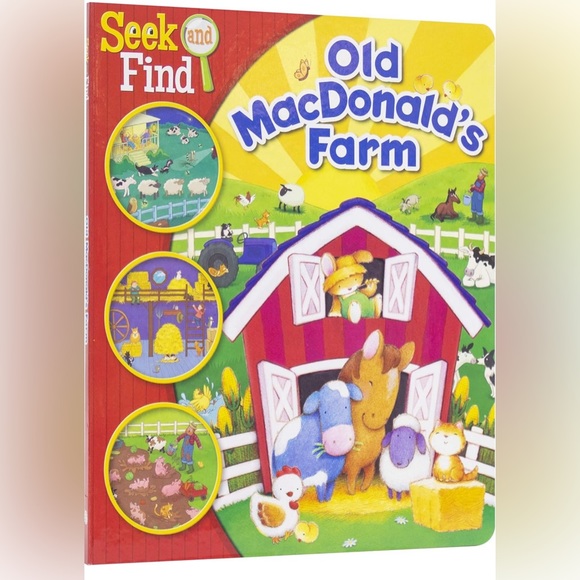 New Old MacDonald Seek and Find Book - Picture 2 of 9